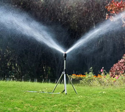 TurboSpray 360° verstellbarer Rasensprenger aus Edelstahl