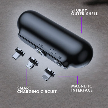 Universele magnetische mini-powerbank – draagbare oplader