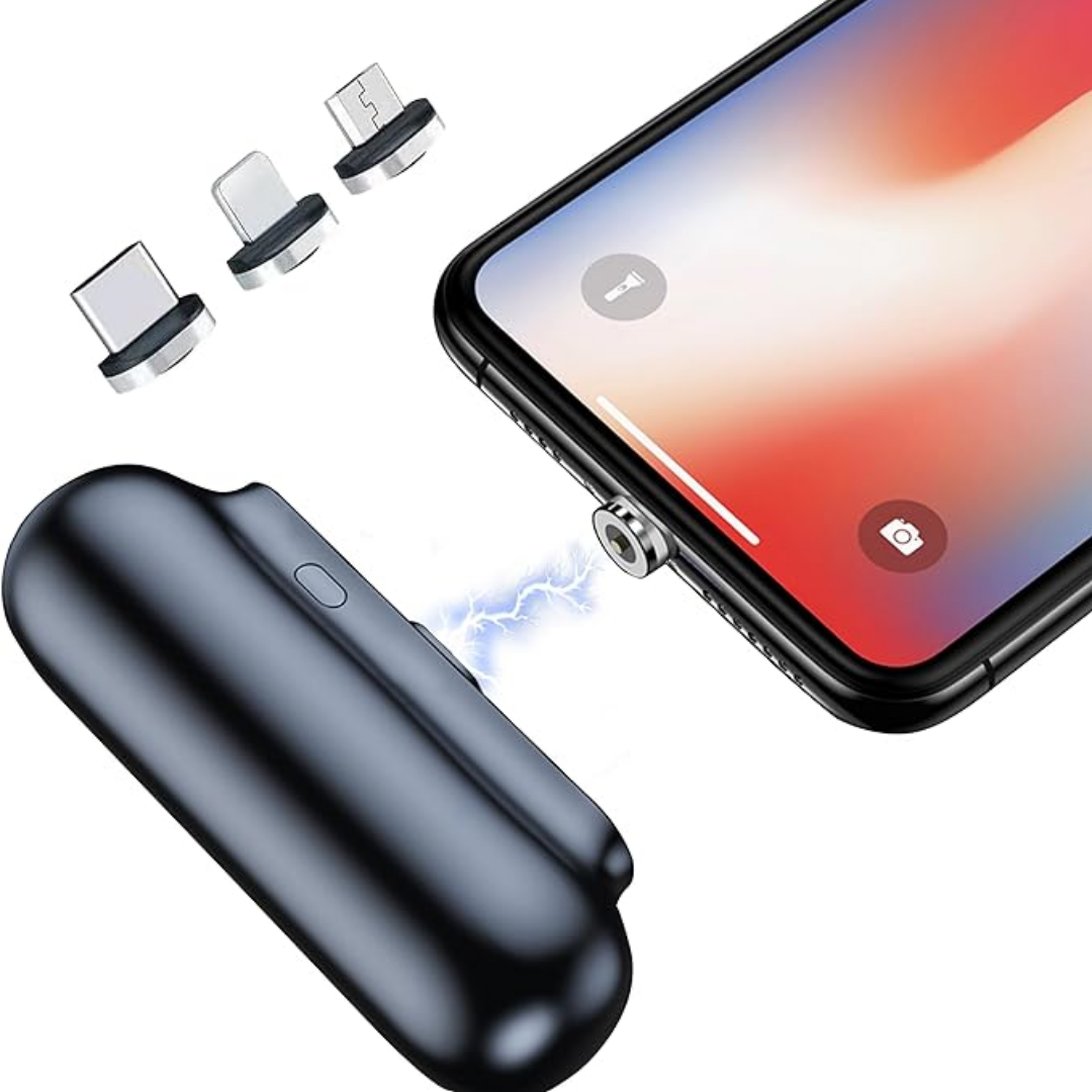 Universele magnetische mini-powerbank – draagbare oplader