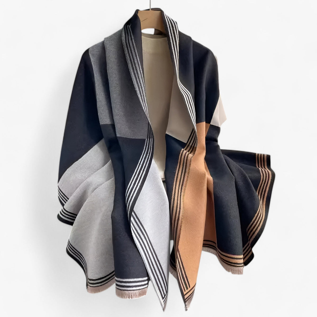 Valeria Luxe kasjmieren sjaal van zachte, lichte stof met een elegant, veelzijdig ontwerp