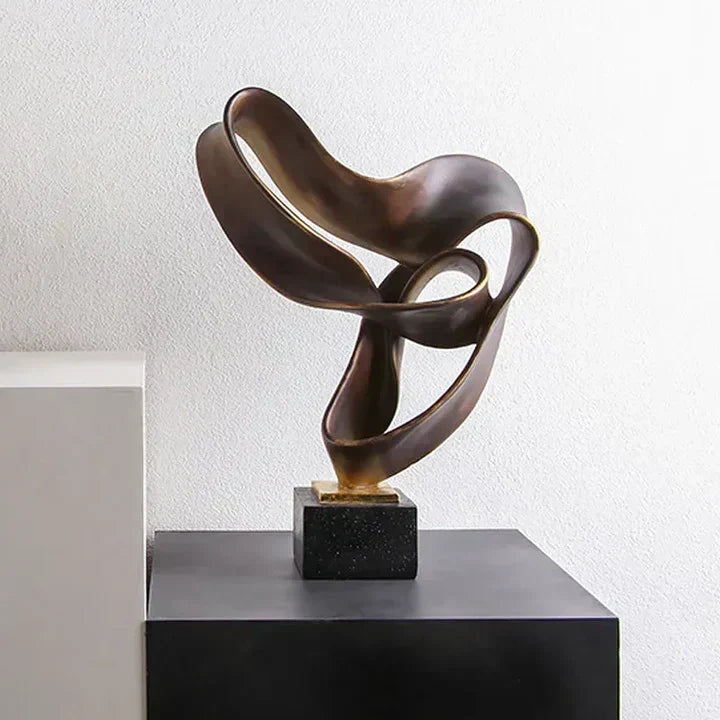 Vida moderne decoratieve sculptuur van hars voor een stijlvol interieur