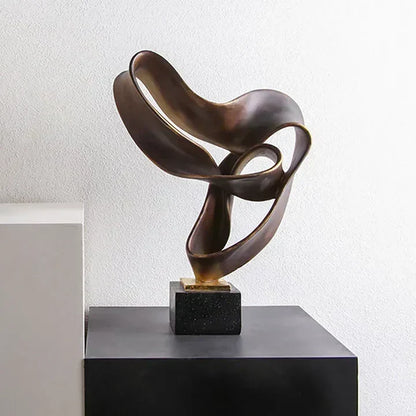 Vida moderne decoratieve sculptuur van hars voor een stijlvol interieur