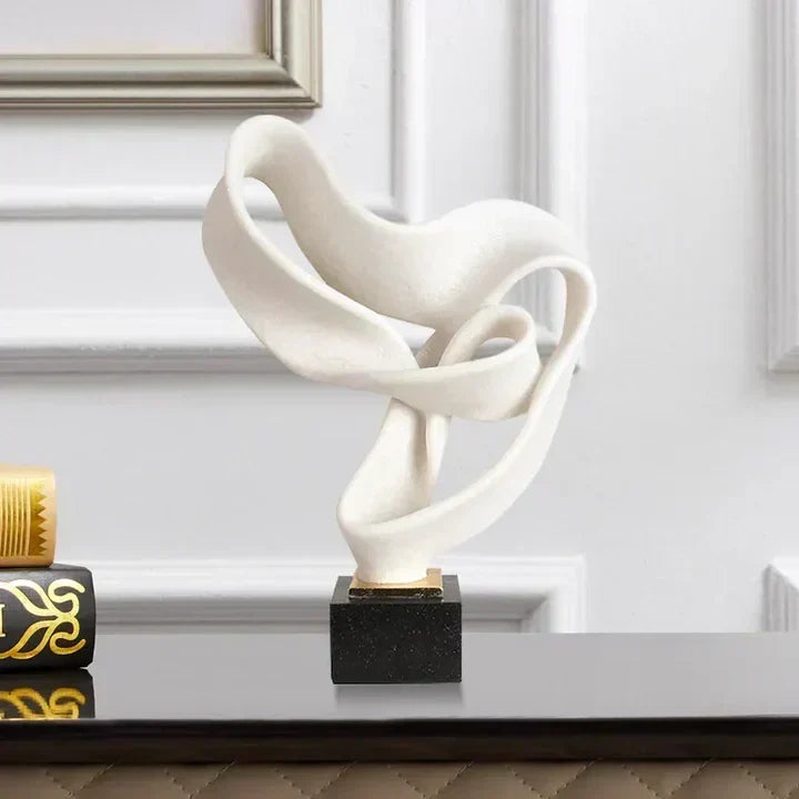 Vida moderne decoratieve sculptuur van hars voor een stijlvol interieur