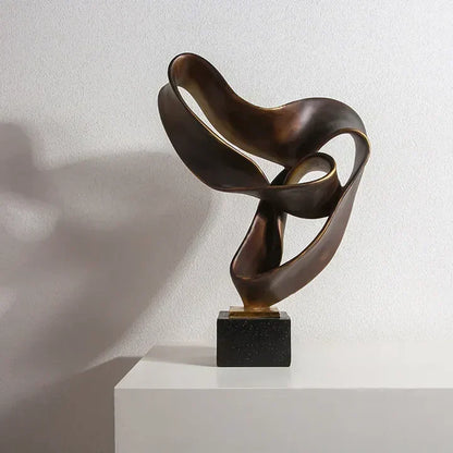 Vida moderne decoratieve sculptuur van hars voor een stijlvol interieur