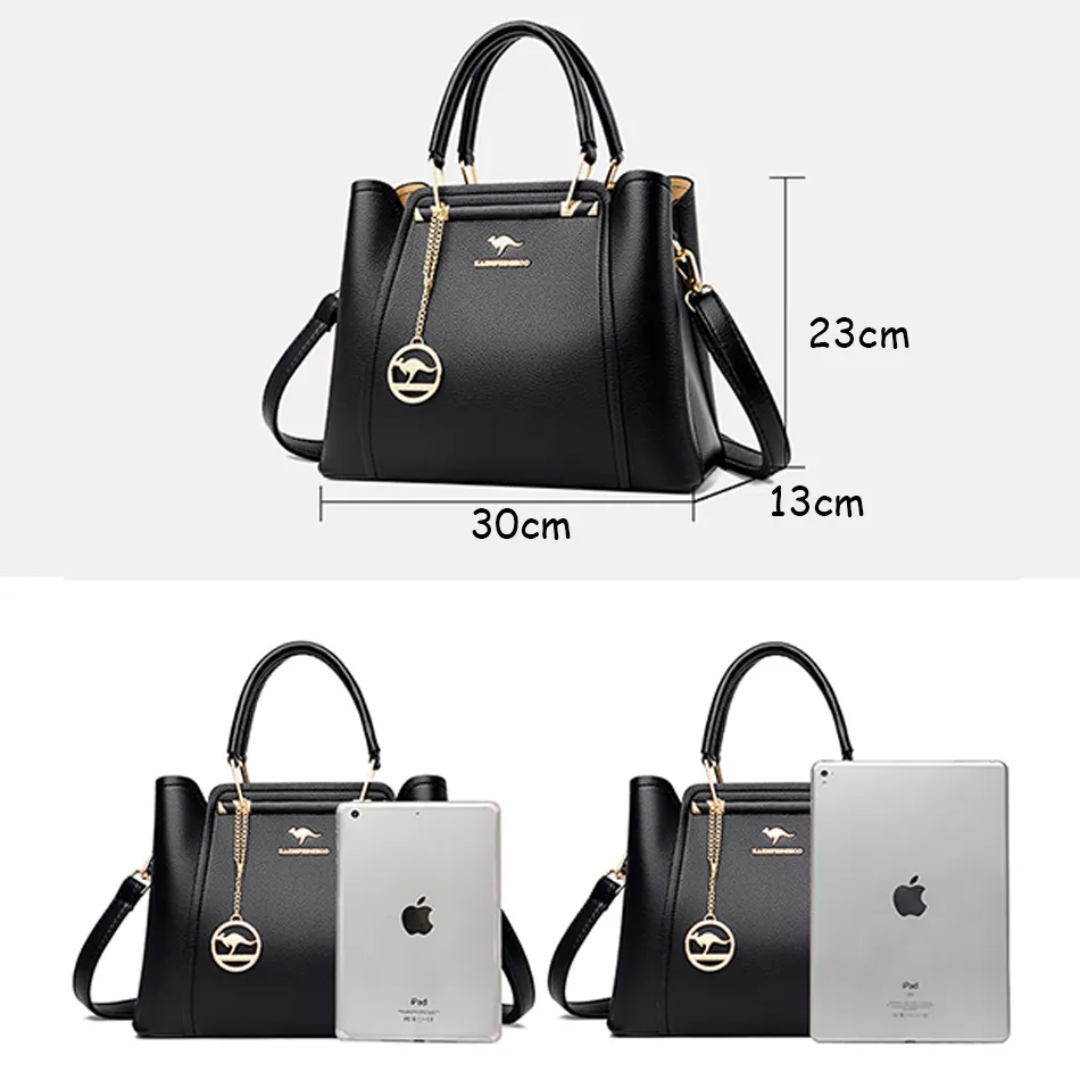 Vivian luksus skuldertaske med crossbody-rem