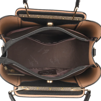 Vivian luksus skuldertaske med crossbody-rem