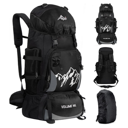 Wasserdichter 90L-Outdoor-Rucksack – groß, strapazierfähig und geräumig