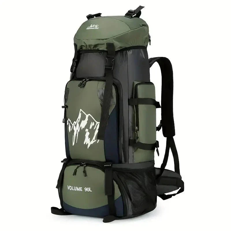 Wasserdichter 90L-Outdoor-Rucksack – groß, strapazierfähig und geräumig