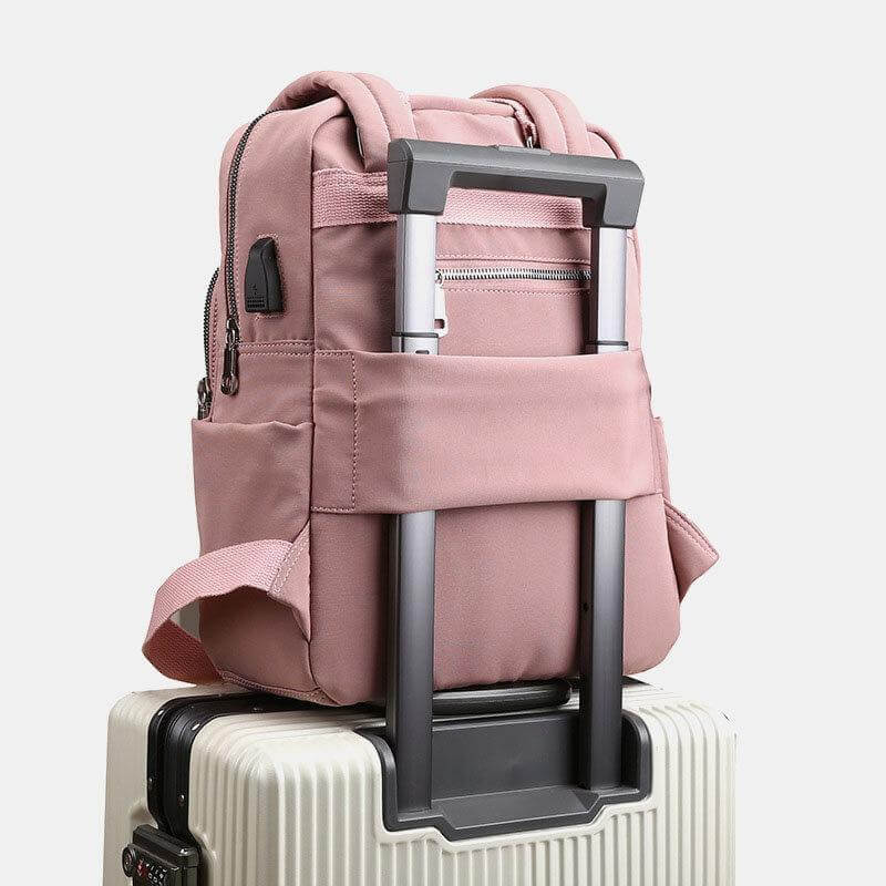 Zaino impermeabile multifunzione con porta di ricarica USB, per viaggi, lavoro e scuola