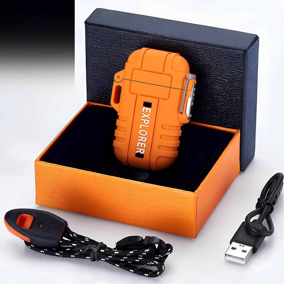 Water- en winddichte stormaansteker voor outdooractiviteiten en survival
