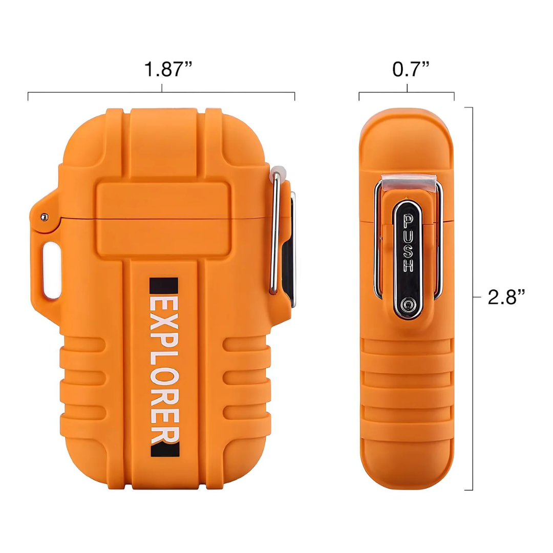 Water- en winddichte stormaansteker voor outdooractiviteiten en survival