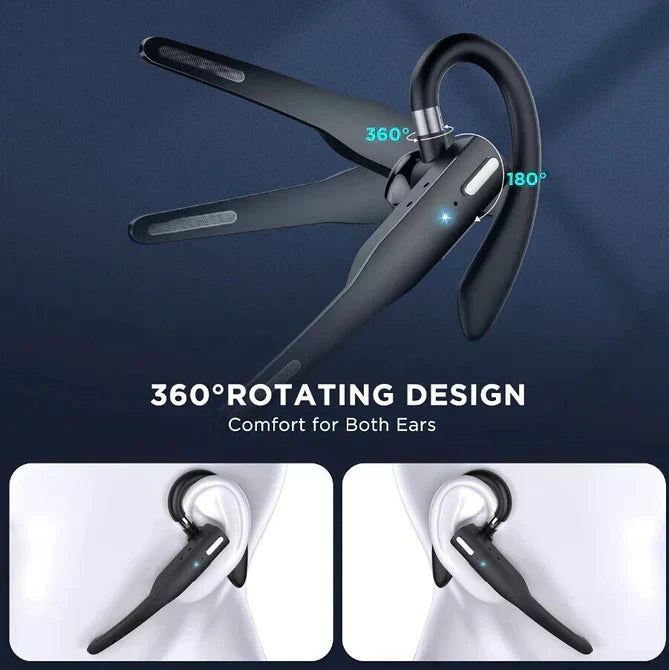 Cuffie Bluetooth wireless con doppio microfono, riduzione del rumore e lunga autonomia