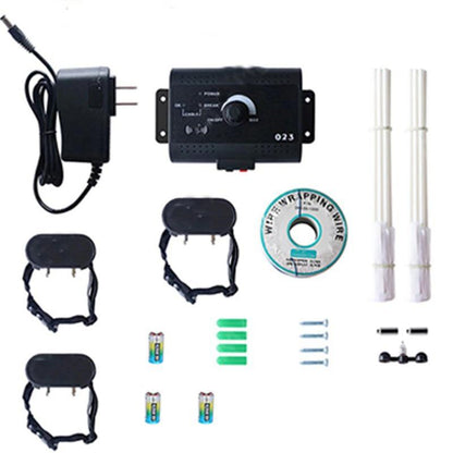 Recinzione wireless per cani con telecomando, sistema di contenimento portatile da 500 m