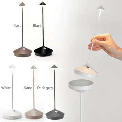 Lampada da tavolo LED wireless RadiantGlow con batteria ricaricabile