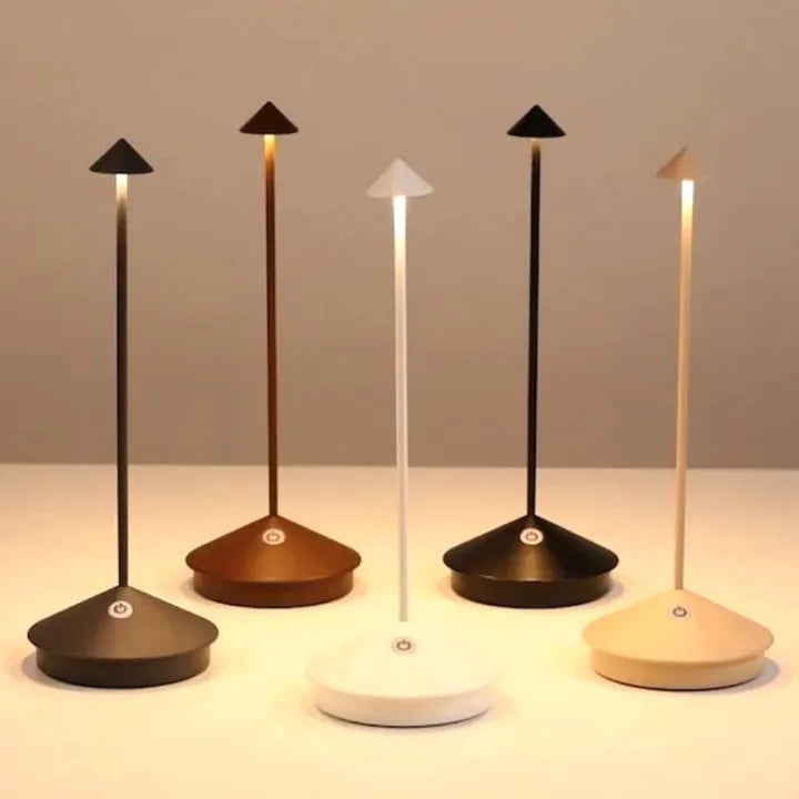 Lampada da tavolo LED wireless RadiantGlow con batteria ricaricabile