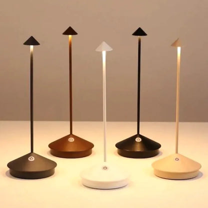 Lampada da tavolo LED wireless RadiantGlow con batteria ricaricabile