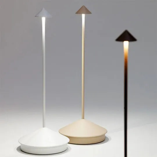 Lampada da tavolo LED wireless RadiantGlow con batteria ricaricabile