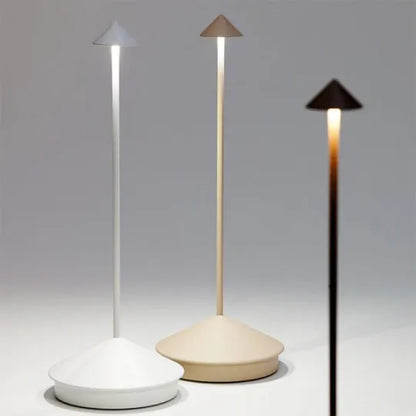 Lampada da tavolo LED wireless RadiantGlow con batteria ricaricabile