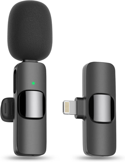 Kabelloses Lavaliermikrofon mit klarem Klang und einfacher Plug-and-Play-Aufnahme