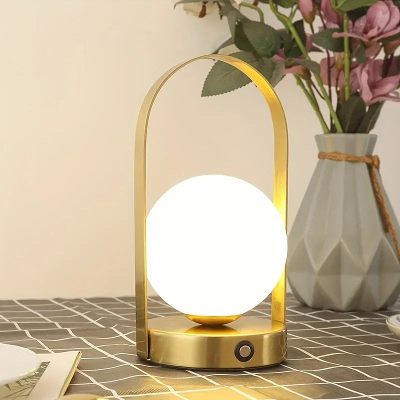 Draadloze buitentafellamp, oplaadbare ledlamp voor tuin en terras