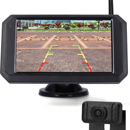 Kabellose Rückfahrkamera mit Monitor, Nachtsicht, wasserdichtes und kabelloses Rückfahrsystem
