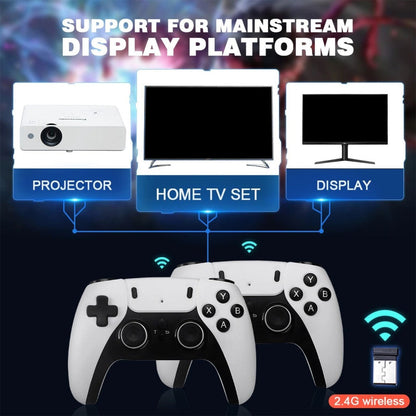 Console di gioco retrò wireless con HDMI 4K e 2 controller wireless