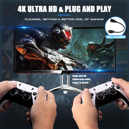 Console di gioco retrò wireless con HDMI 4K e 2 controller wireless