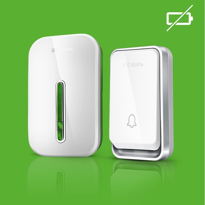 Campanello wireless senza batteria, impermeabile e con ampia portata