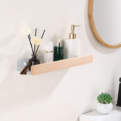 Woodify Duschwandregal ohne Bohren – Duschregal aus Holz