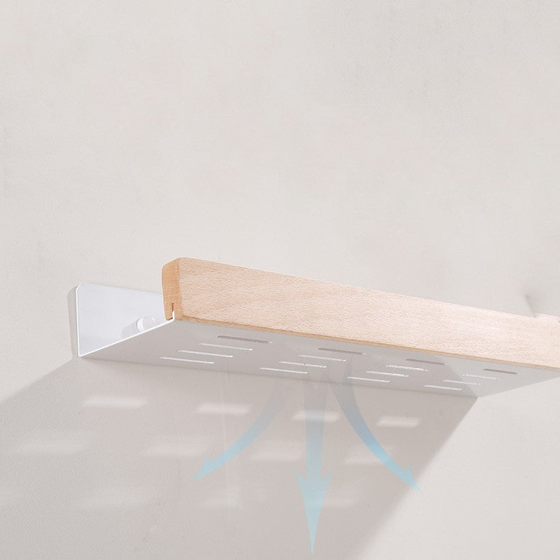Woodify Duschwandregal ohne Bohren – Duschregal aus Holz