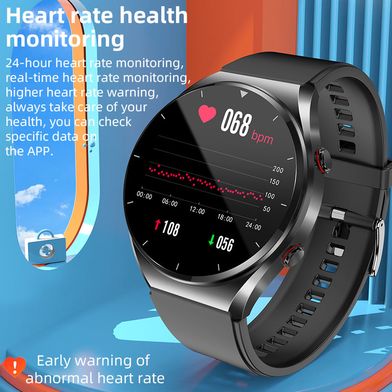 HealthGuard Pro Smartwatch mit Fitnessmessung, Schrittzähler und Schlaftracking