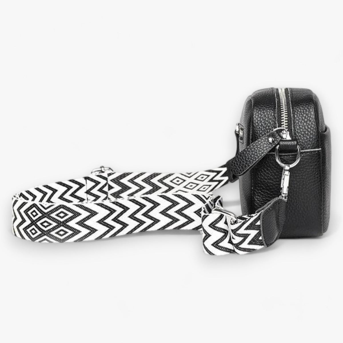 Elegante Crossbody-Tasche aus Leder für Damen mit kompaktem Design